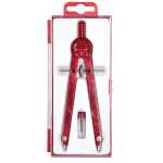 Geometriezirkel, Rot, Länge 165 mm,...