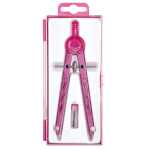 Geometriezirkel, Pink, Länge 165 mm,...