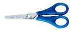 Alco Bastel-Schere Edelstahl Kunststoff rund 135mm blau