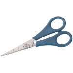 Bastelschere, spitz, 5,3 = 13,5 cm mit mm-Skala, blau,...