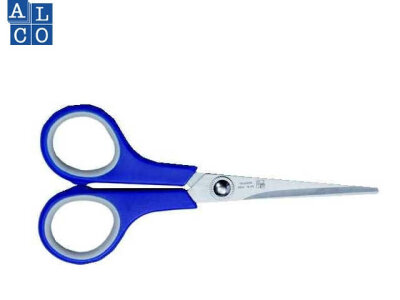 Alco Qualitätsschere Comfort Cut"", 14 cm, gummierte ABS-Griffe,