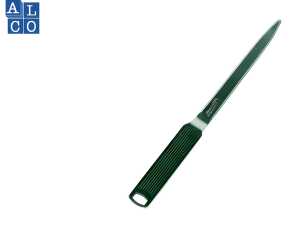 Brieföffner, gerade, 23,2 cm, aufgebogene Klinge, mit Aufhänger, rostfreier Edelstahl