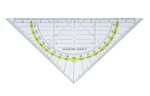 Flexibles Geo-Dreieck, transparent, 16 cm, mm-Einteilung