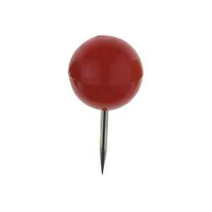 Alco Landkartennadel 20mm Ø10mm rot 20 Stück