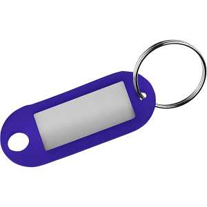 Schlüsselanhänger, Lila, Schachtel à 100 Stück