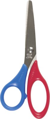 HEYDA 204889514 Bastelschere Schnippy Linkshänder 13 cm Grifffarbe: rot/blau