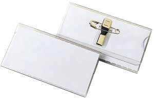 Veloflex Namenschilder75X40mm m.Clip+Nadel