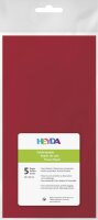 HEYDA 203310524 Seidenpapier 50 x 70 cm mittelrot