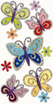 HEYDA 203780607 Stick-Ons-Mix Butterflies 75 x 165 cm