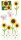 HEYDA 203780643 Stick-Ons-Mix Sonnenblumen 75 x 165 cm