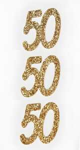 HEYDA 203782835 Textil-Sticker Zahl 50 75 x 165 cm