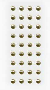 Perlen-Sticker Rund groß 75 x 165 cm Ø ca. 6 mm Cabochon-Perlen weiss