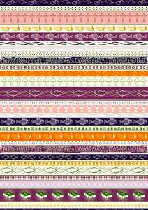 Motivkarton Kommunion/Konfirmation Bordüre A4 violett