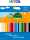 HEYDA Tonpapier-Superblock 24 x 34 cm 100 % Recyclingpapier 25 Farben