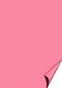 Motivkarton Happy Papers Punkte A4 rosa