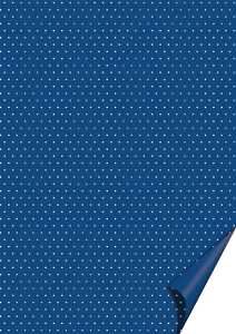 Motivkarton Happy Papers Punkte A4 mittelblau
