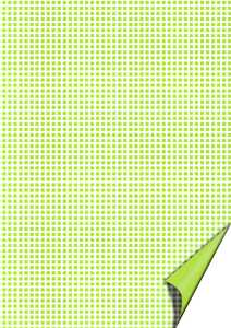 Motivkarton Happy Papers Karos A4 hellgrün