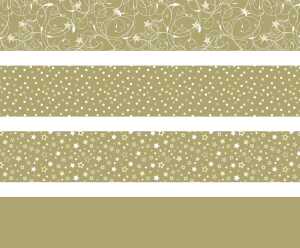Faltstreifen-Set für Fröbelsterne 1 x 30 cm 15 x 45 cm Papier gold