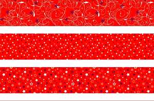 HEYDA 204875537 Faltstreifen-Set für Fröbelsterne 1 x 30 cm rot