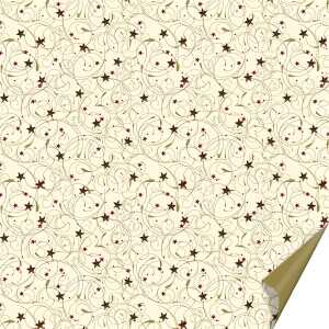 HEYDA 204875554 Faltblätter Curlie 15 x 15 cm perlweiss