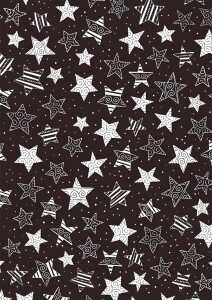 HEYDA 204878989 Transparentpapier Christmas Colour Sterne A4 weiss