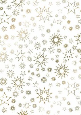 HEYDA 204879301 Transparentpapier Stardust Rollen 50 x 70 cm weiss/goldfarben