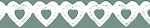 HEYDA Papierspitze selbstklebend Herzen 2 m x 8 mm Papier...