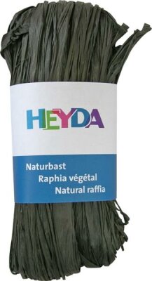 HEYDA 204887789 Naturbast schwarz