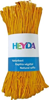 HEYDA 204887790 Naturbast dottergelb