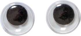 HEYDA 204888110 Wackelaugen selbstklebend Ø 10 mm Kunststoff weiss