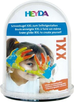 HEYDA 204888402 Schneekugel XXL 11 x 14 cm Acryl