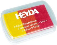 HEYDA 204888462 Stempelkissen 3-Color 9 x 6 cm...