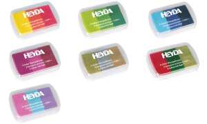 Stempelkissen 3Color go/si/ku HEYDA 20-4888466 60x30mm