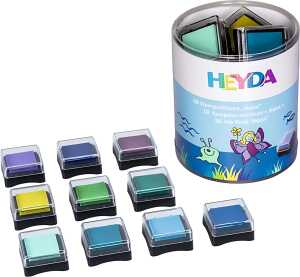 Stempelkissen-Set Mini Aqua 3 x 3 cm