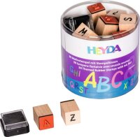 HEYDA 204888479 Stempel-Set Alphabet Holz