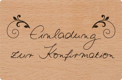 HEYDA Stempel Einladung zur Konfirmation 204888620