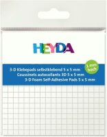 HEYDA 204889001 3D-Klebepads 5 x 5 x 1 mm weiss