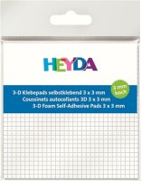 HEYDA 204889006 3D-Klebepads 3 x 3 x 3 mm weiss