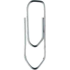 Briefklammern, eckig, verzinkt, 21 mm, Schachtel à 100 Stück