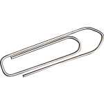 Briefklammern, eckig, verzinkt, 26 mm, SB-Dose à...