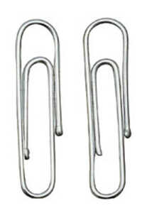 NORICA Briefklammern, 24 mm, verzinkt, Schachtel à 1000 Stück