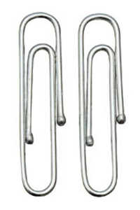 NORICA Briefklammern, 32 mm, verzinkt, Schachtel à 100 Stück