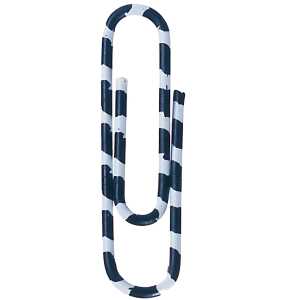 Alco Briefklammer ZEBRA Metall 28mm weiß-schwarz 1000 Stück