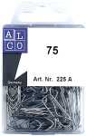 Alco Briefklammer Eisen verzinkt 32mm silber 75 Stück