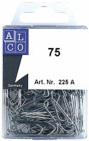 Alco Briefklammern, eckig, verzinkt, 32 mm, SB-Dose...