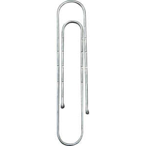 WEDO® Büroklammer 50 mm gewellt (Norica 580-50). 100 Stück.
