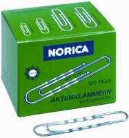 Alco NORICA Briefklammern, 50 mm, glatt, verzinkt,...