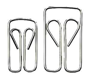 Büroklammern EULE, vernickelt, Größe 3 - 22 mm, Dose à 100 Stück