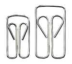 Büroklammern EULE, vernickelt, Größe 4 -...