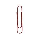 Alco Briefklammer Metall kunststoffüberz 50mm rot...